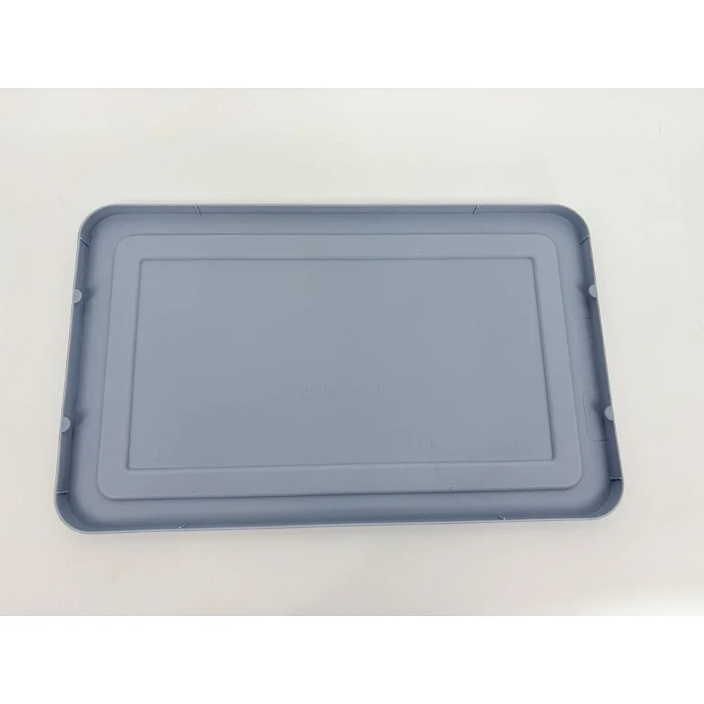 Vintage Rubbermaid Keepers Storage Containers 0286 Slate Blue Lid 284 Rectangle